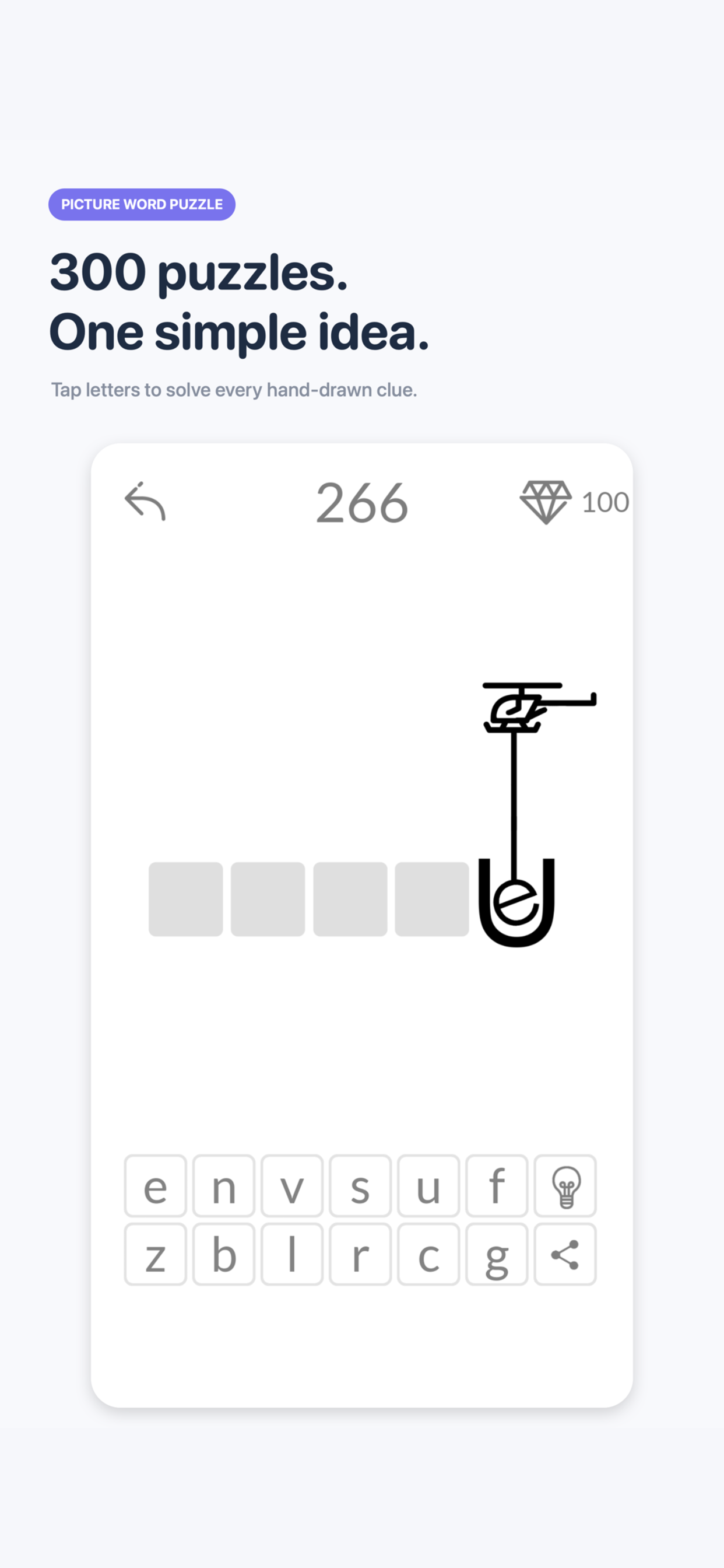 One of 300 picture word puzzles